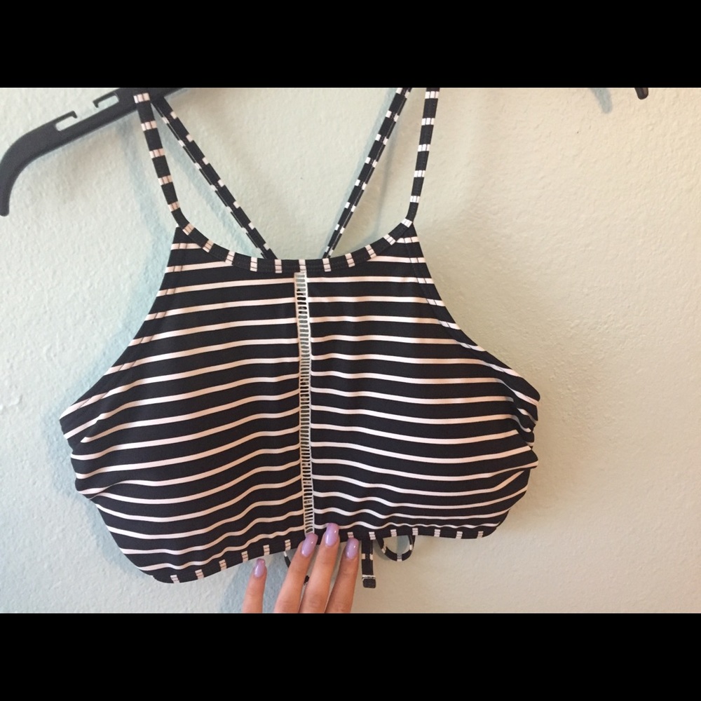 target high neck swim top